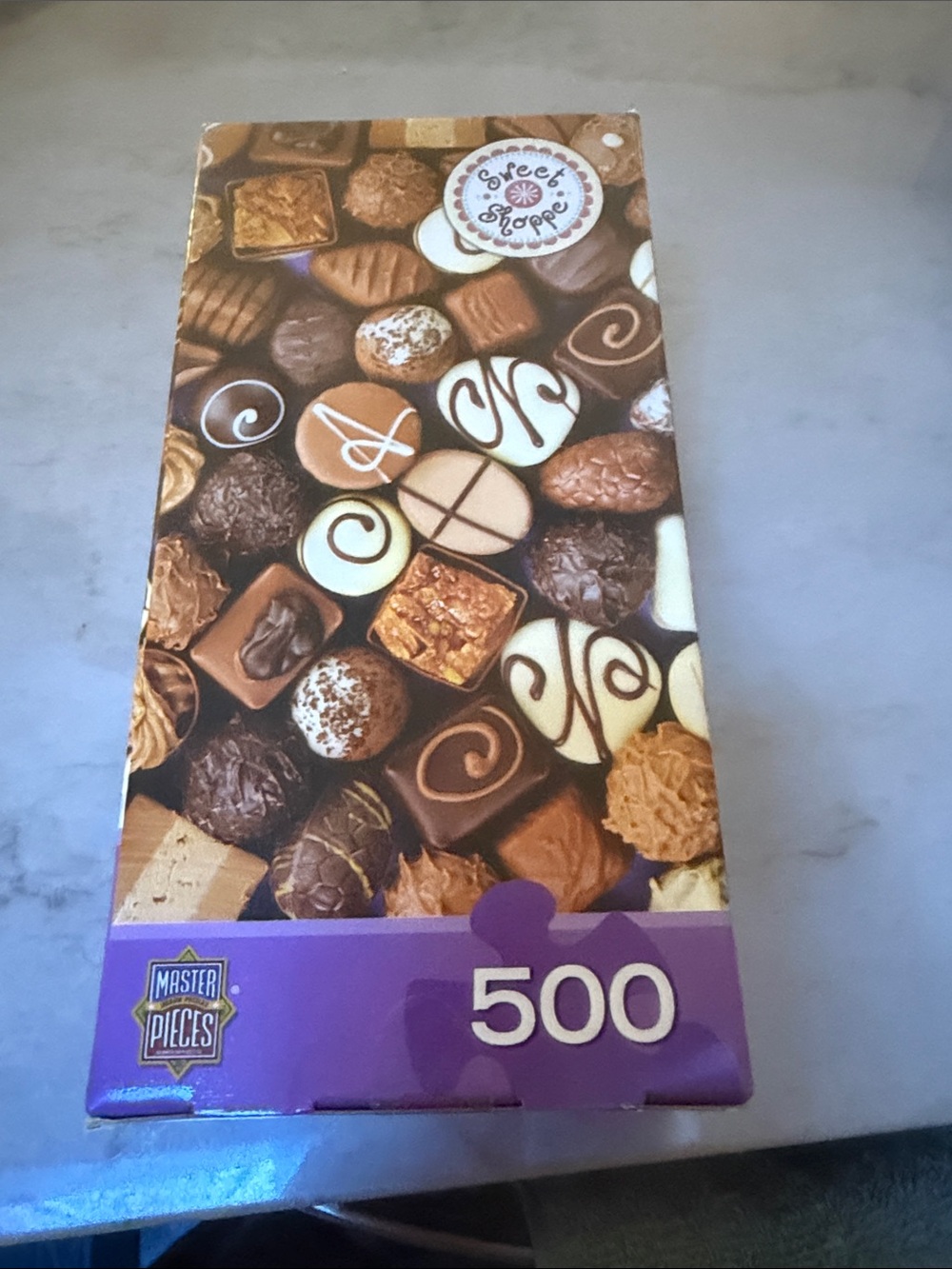 MasterPieces 500-Piece Chocolate Assortment Puzzle - Purple